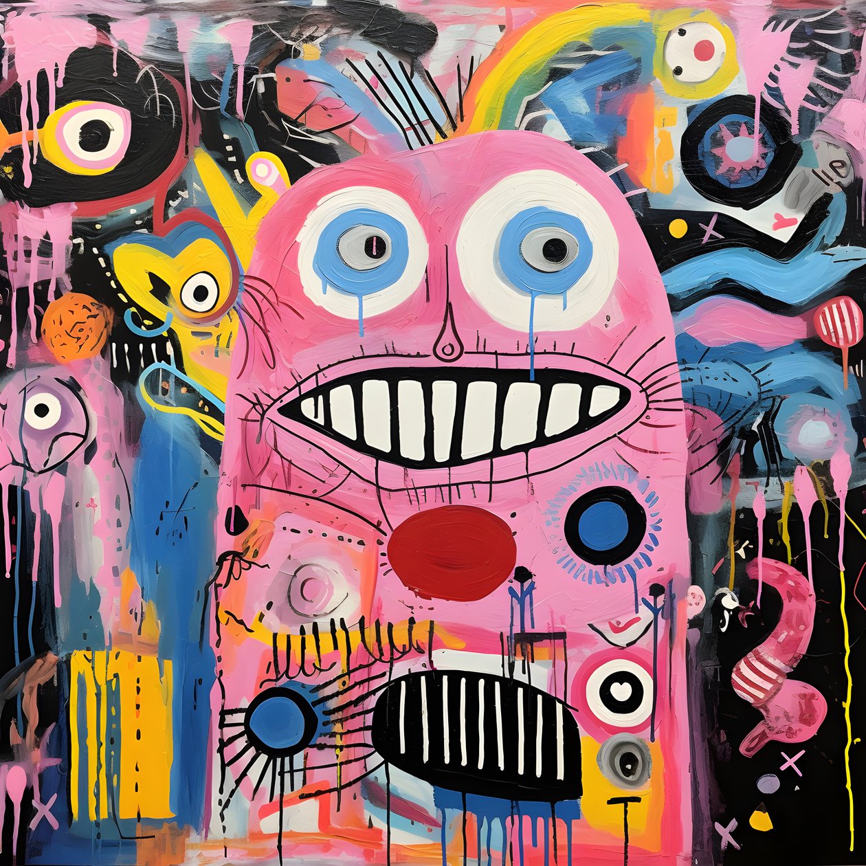 a raucous acrylic painting 2 alkotó: Kurt Heppke
