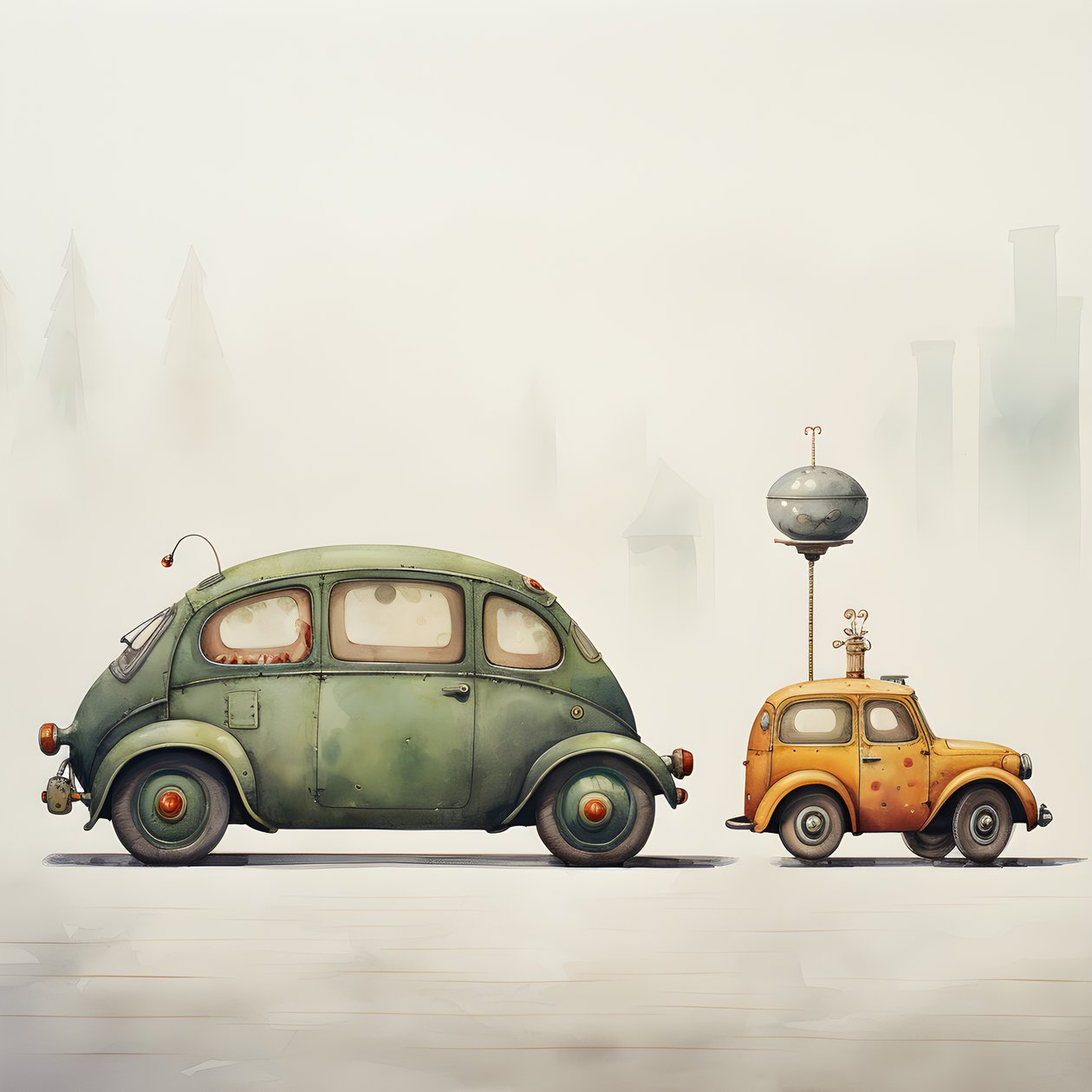 ein großes und ein kleines Auto 4 alkotó: Kurt Heppke