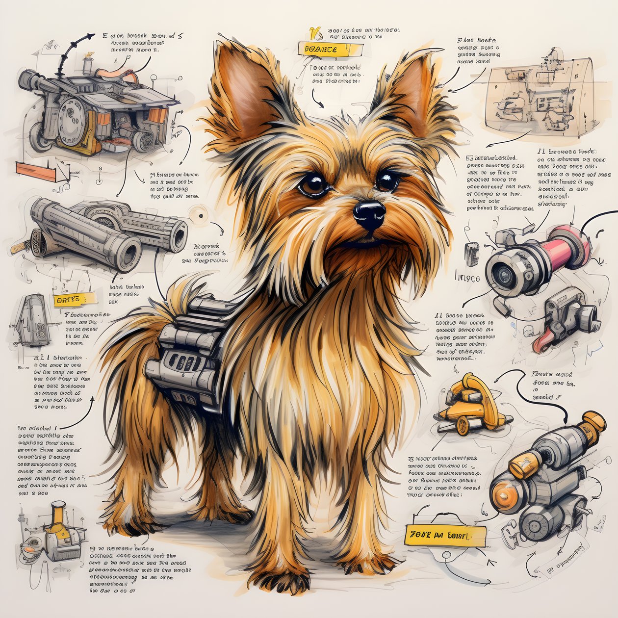 magyarázat egy mechanikus Yorkie kutyához 3 alkotó: Kurt Heppke