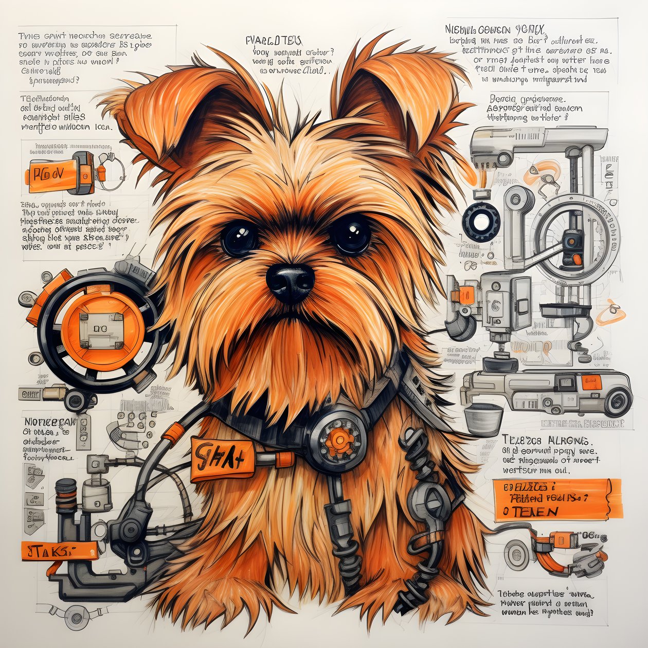 magyarázat egy mechanikus yorkie kutyához 4 alkotó: Kurt Heppke