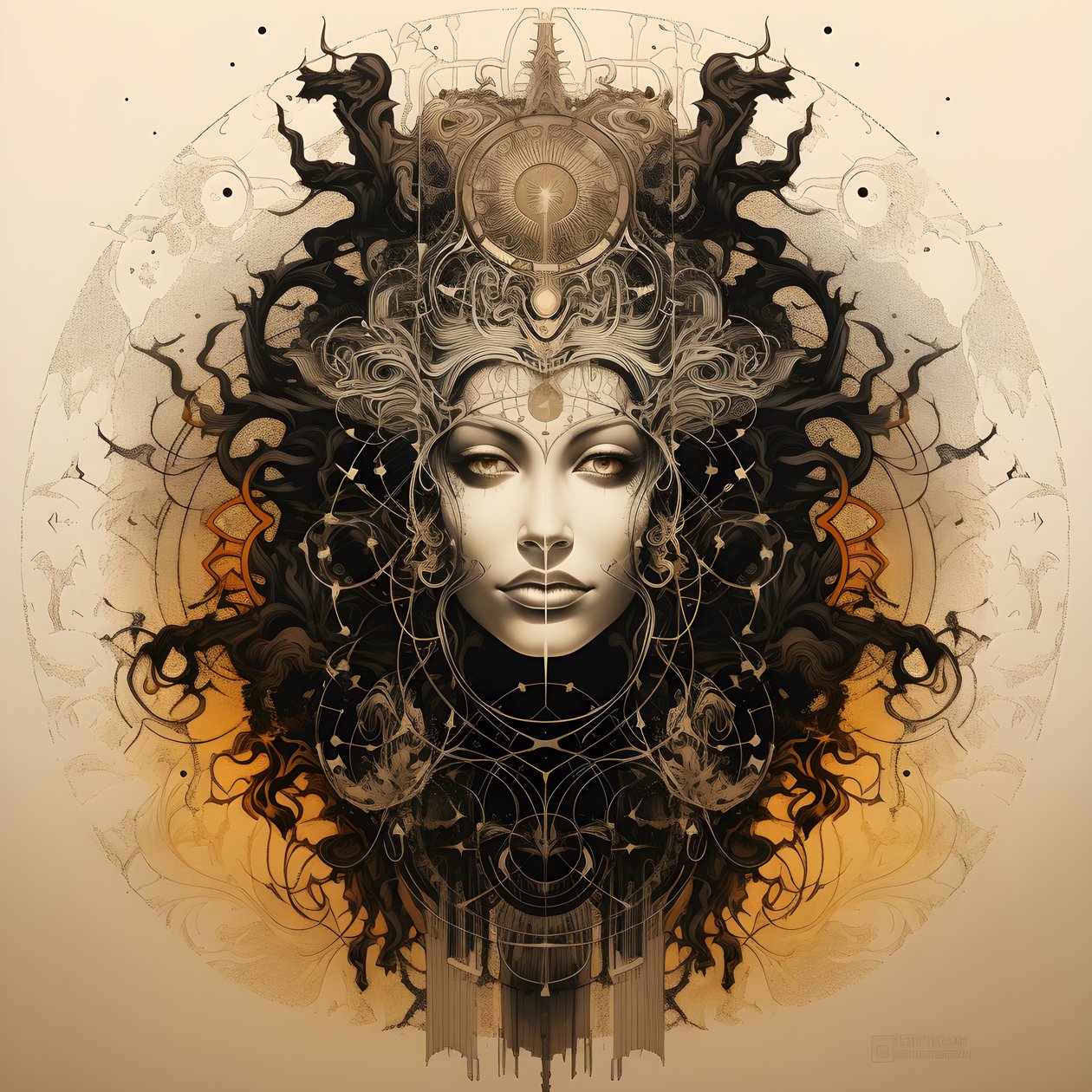 leonardo davinci koncepció vázlat album artwork egy fa gyökere, amely a földből nő ki, és úgy emelkedik az égbe, mint a bubi és a babszár 3 alkotó: Kurt Heppke