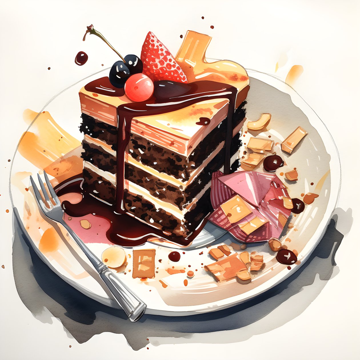 csokis karamell rebarbara torta 3 alkotó: Kurt Heppke