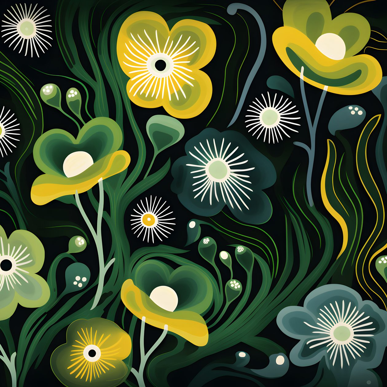 kortárs absztrakt formák Marimekko 1 alkotó: Kurt Heppke