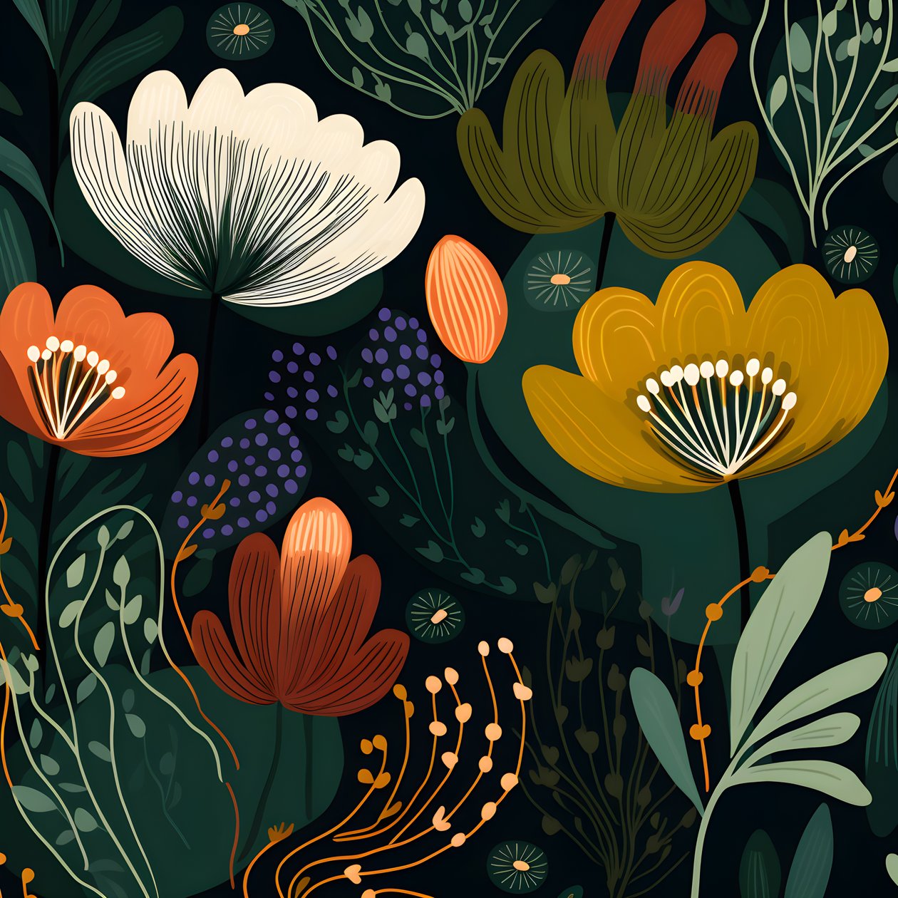 kortárs absztrakt formák Marimekko 2 alkotó: Kurt Heppke