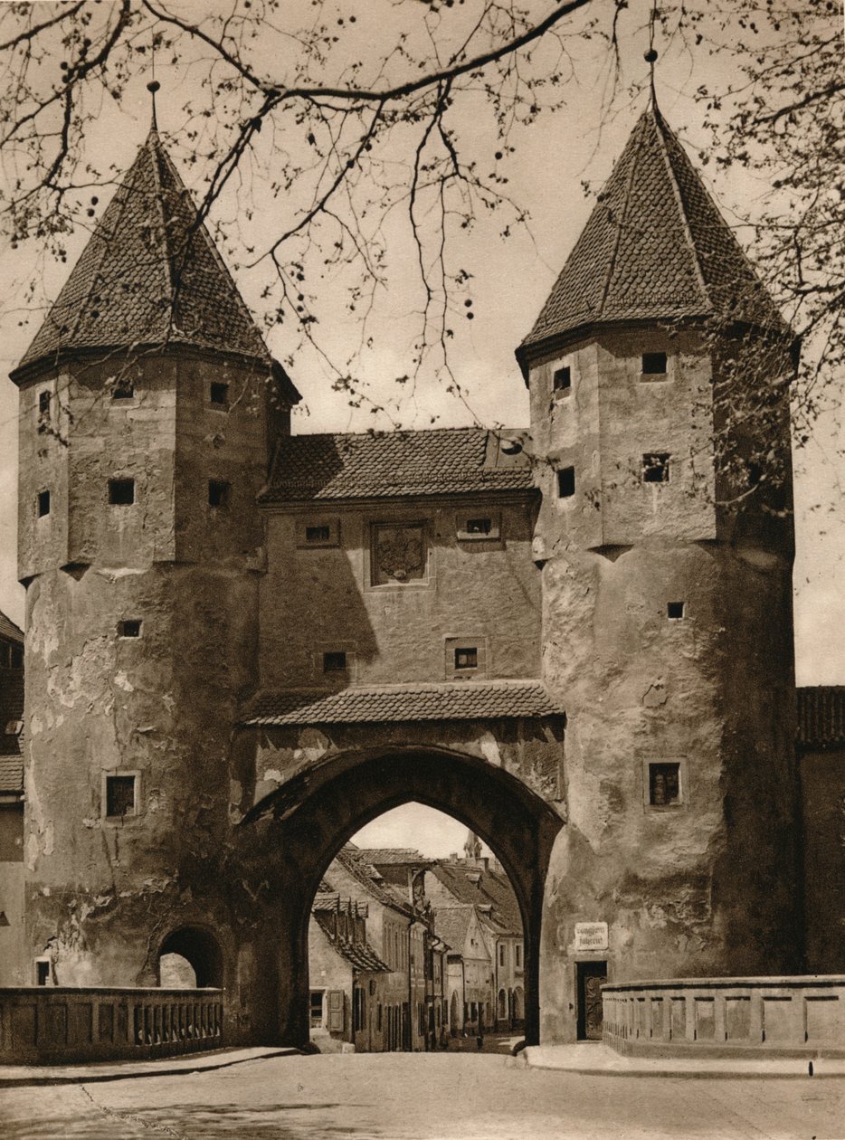 Amberg. Nabburger Tor, 1931 alkotó: Kurt Hielscher