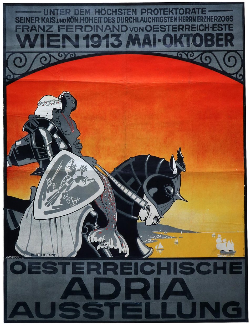 Osztrák Adria Kiállítás, 1913. alkotó: Kurt Libesny