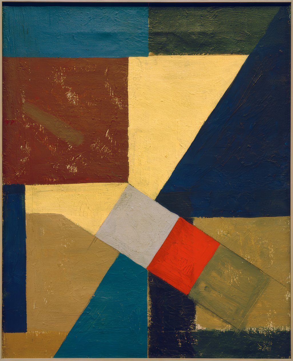 Absztrakt kompozíció alkotó: Kurt Schwitters