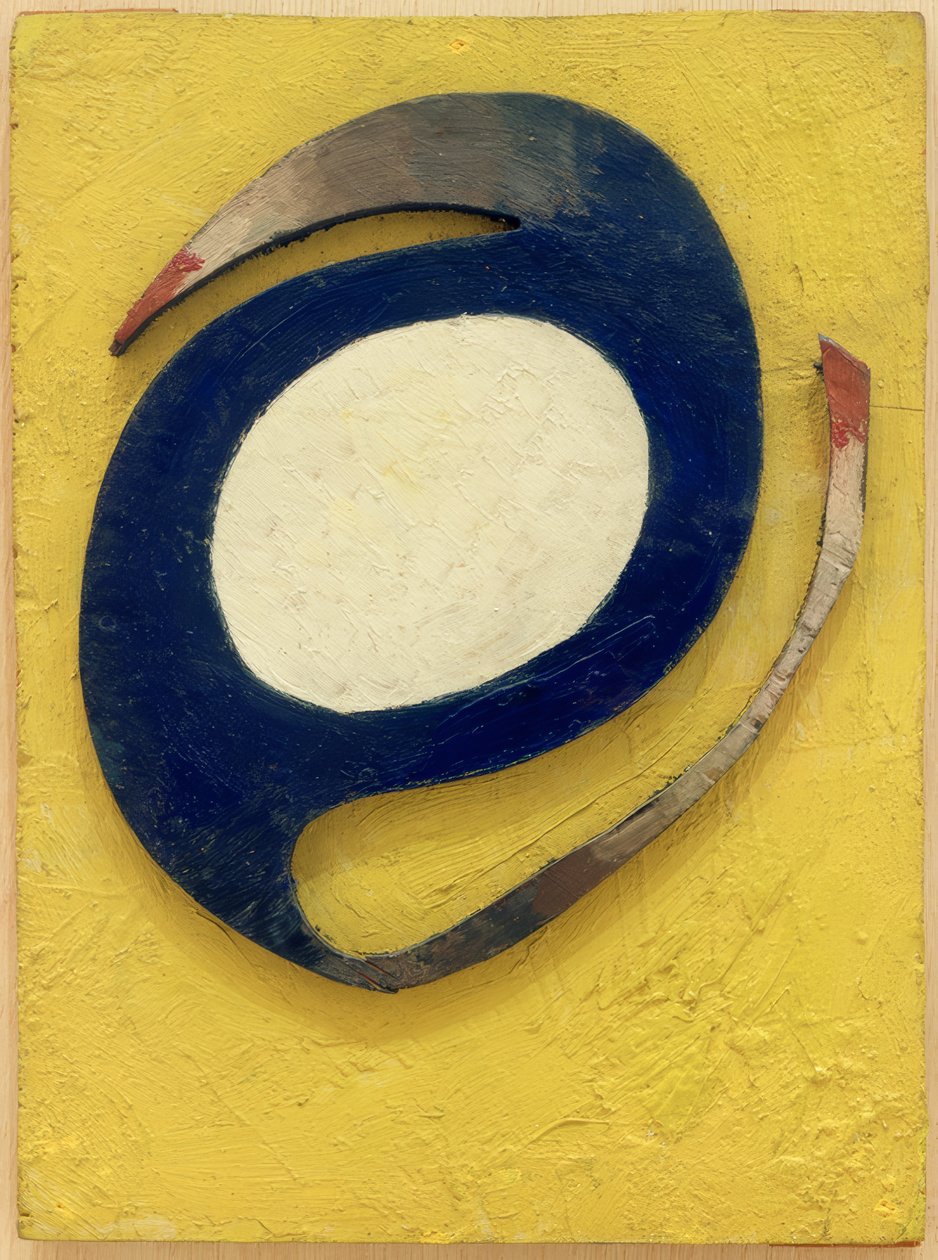 Kék bekezdés alkotó: Kurt Schwitters