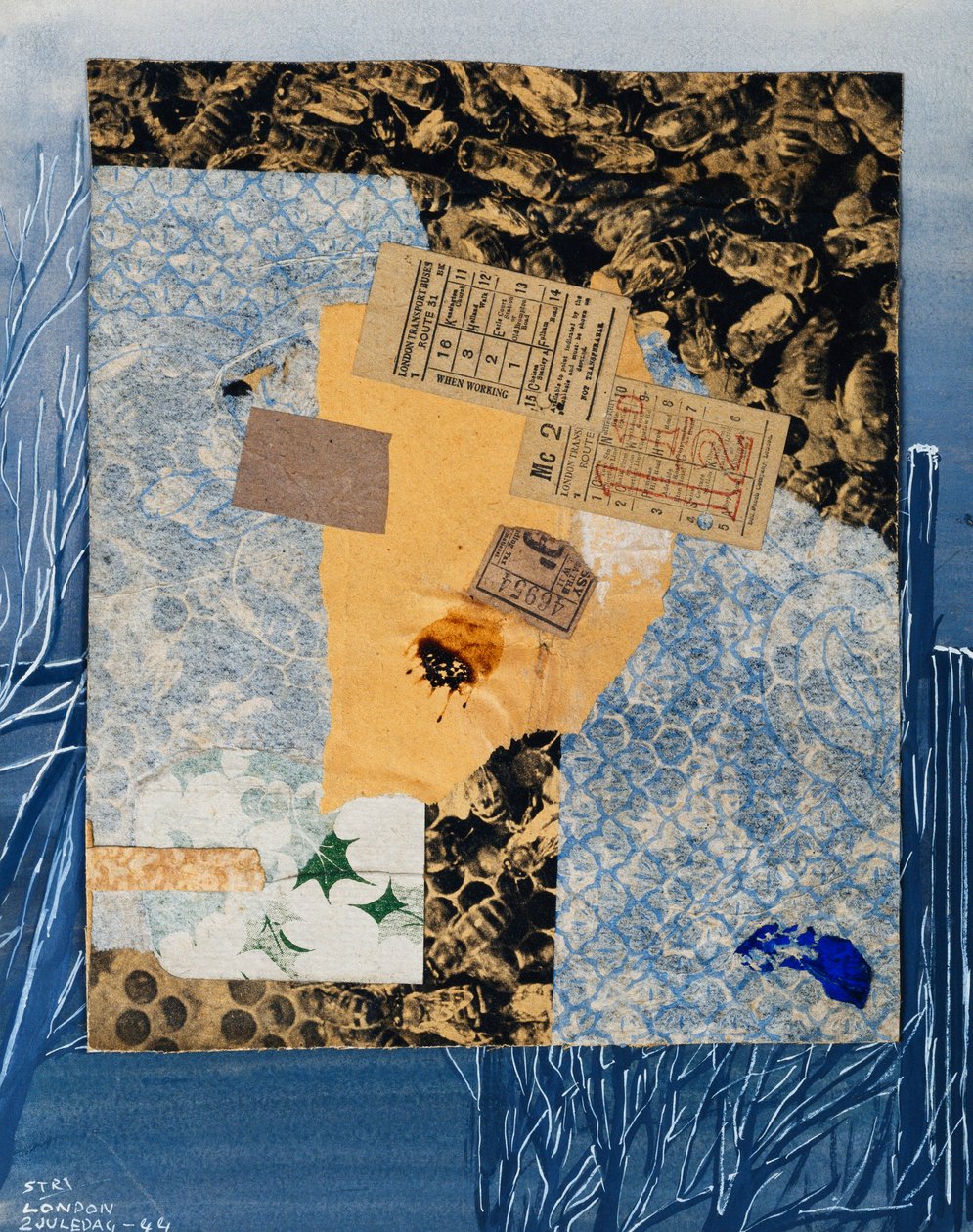Buszjegyek, 1944 alkotó: Kurt Schwitters