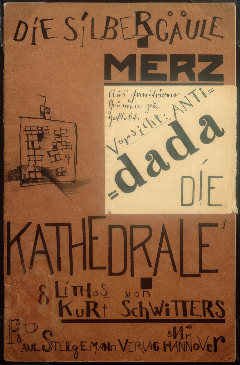 A székesegyház, 8 litográfia alkotó: Kurt Schwitters