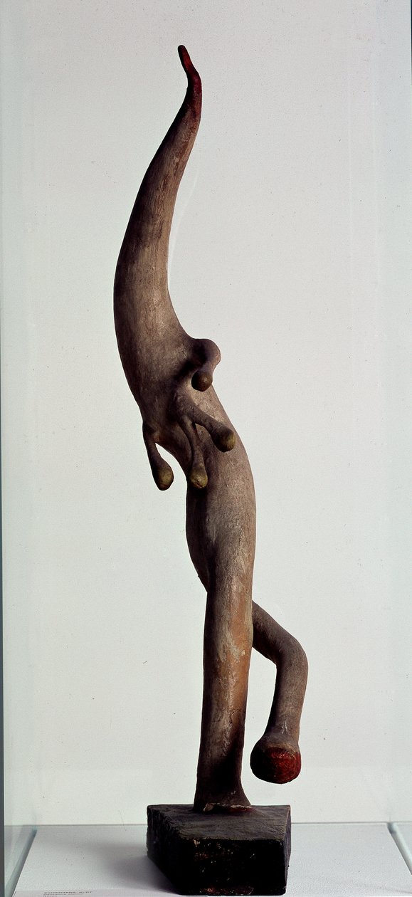 Kurt Schwitters, Fáradt táncos figura (1887-1948) London, E.L.T. Menstruáció alkotó: Kurt Schwitters