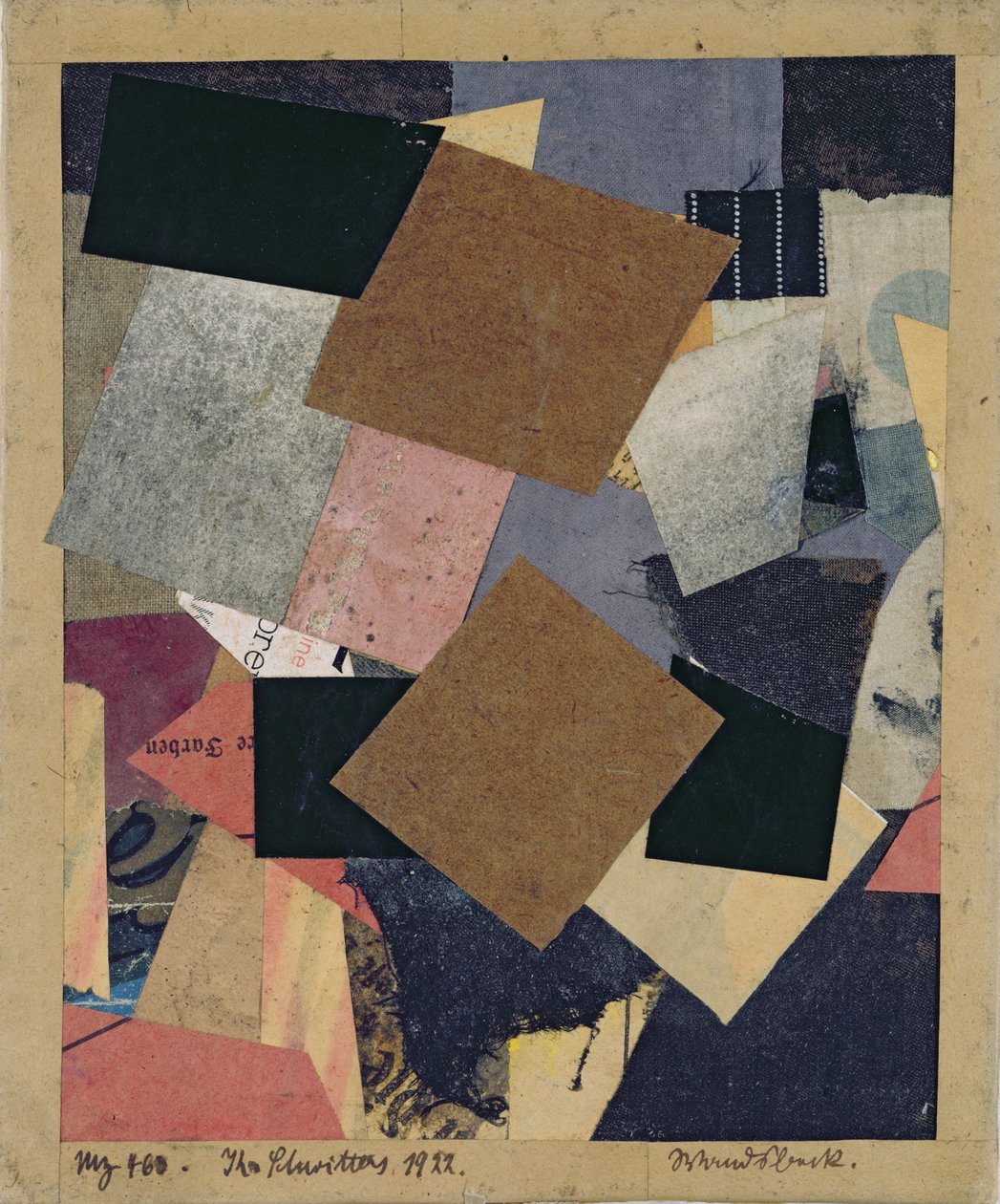 Merz 463, 1922 alkotó: Kurt Schwitters
