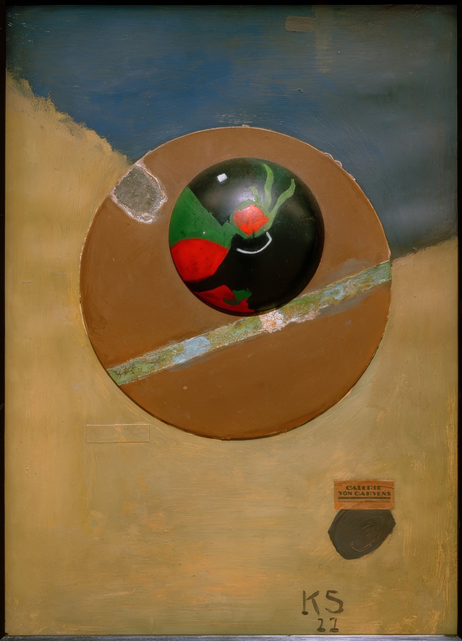 Merzbild 49 A alkotó: Kurt Schwitters