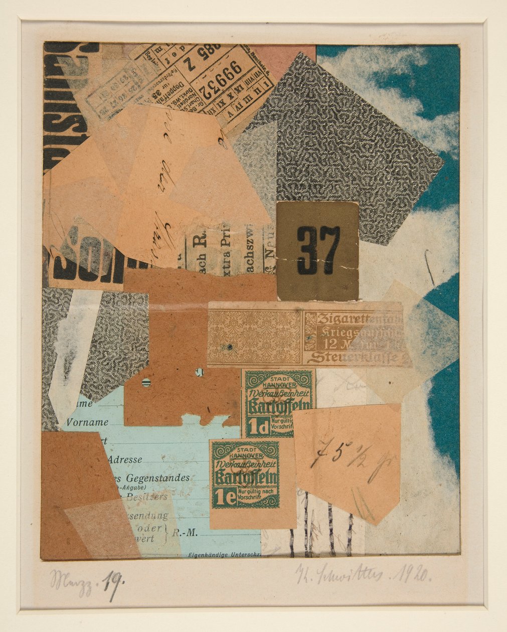 Merzz. 19 alkotó: Kurt Schwitters