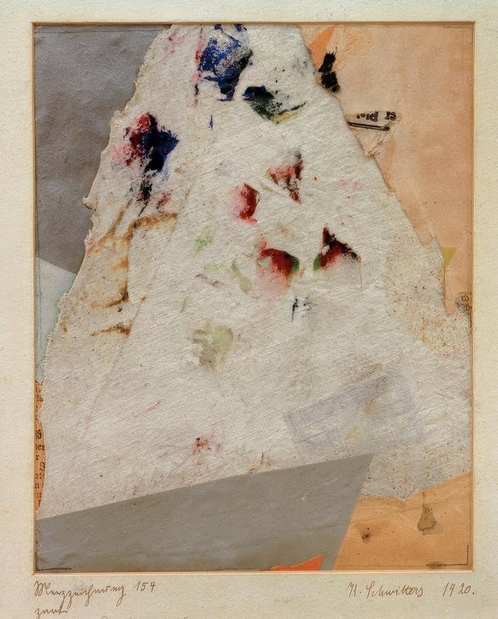 Merz rajz 154 pályázat alkotó: Kurt Schwitters