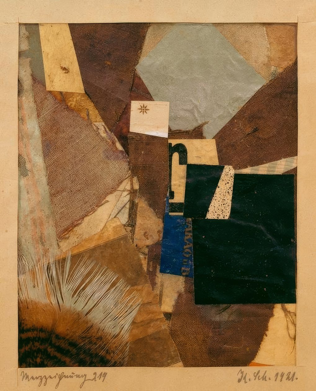 Merz rajz 219 alkotó: Kurt Schwitters