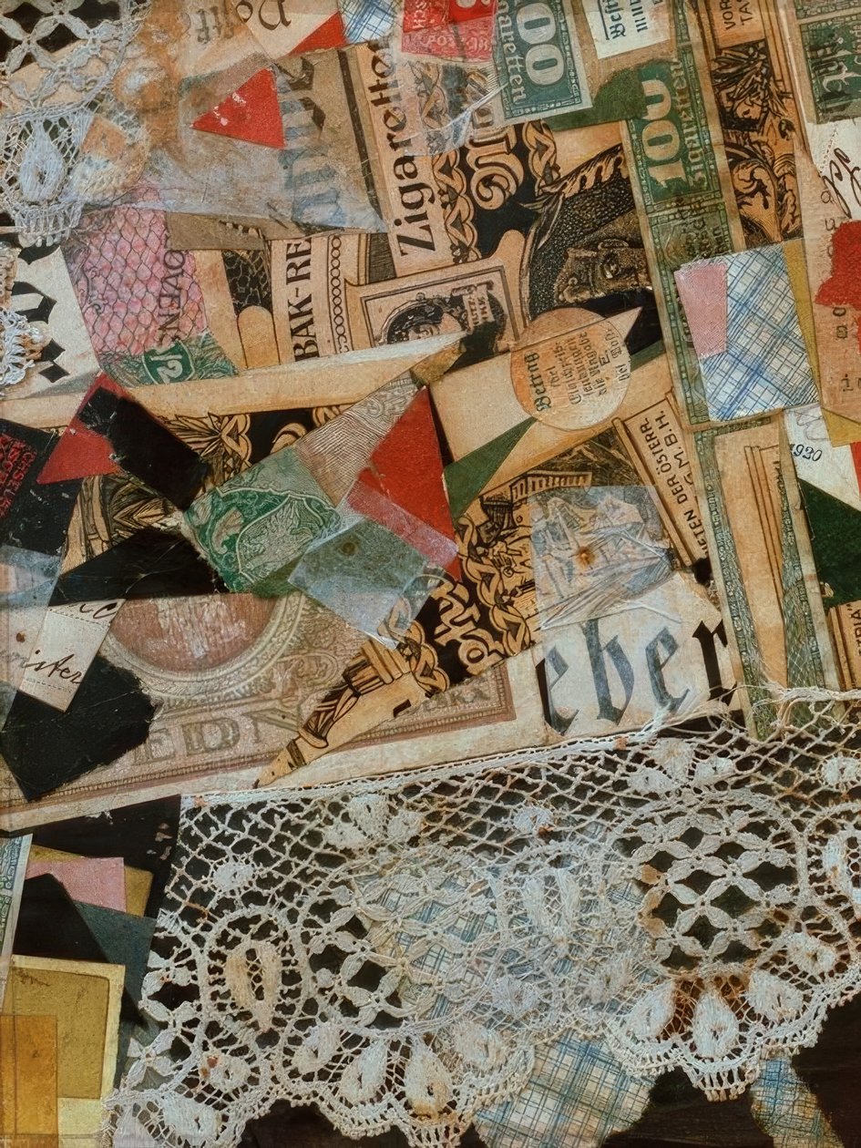 Merz rajz 297 sárga alkotó: Kurt Schwitters