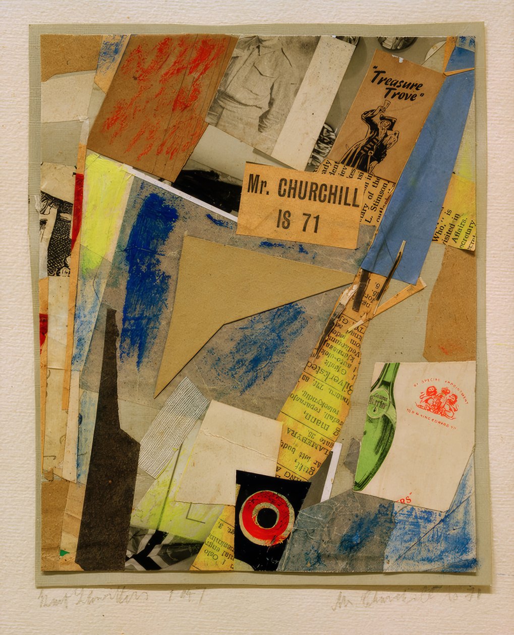 Mr. Churchill 71 éves alkotó: Kurt Schwitters