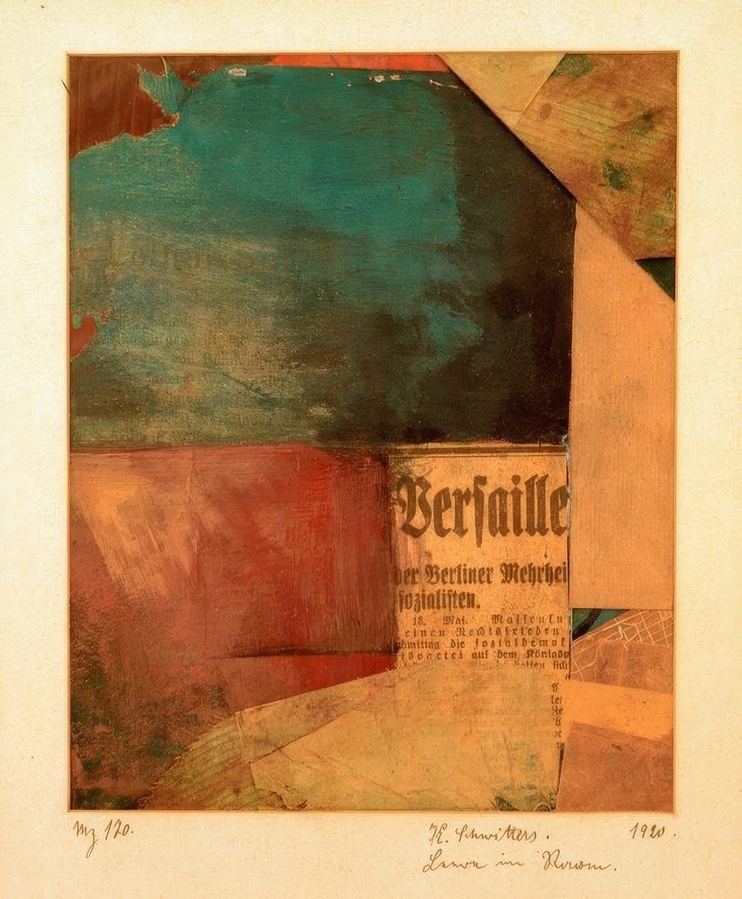 Mz 180. Üresség a térben alkotó: Kurt Schwitters