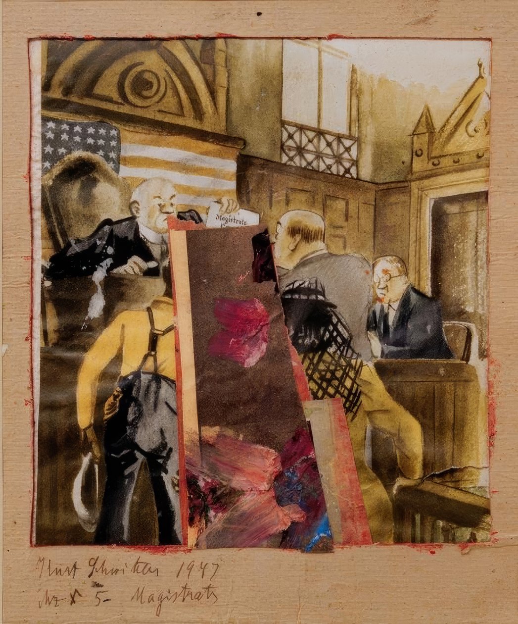 Mz X 5 Magistrats alkotó: Kurt Schwitters