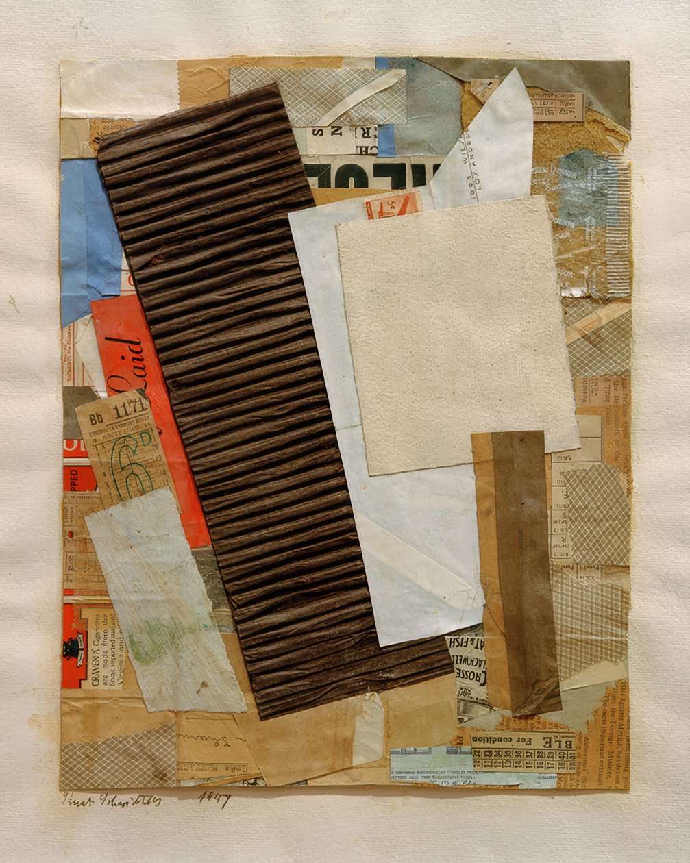 Névtelen (6 D) alkotó: Kurt Schwitters