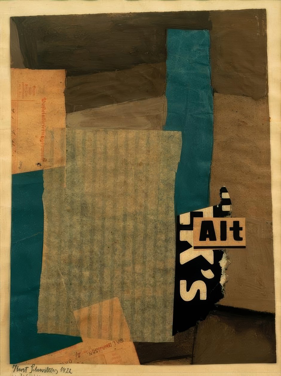 Névtelen (régi) alkotó: Kurt Schwitters