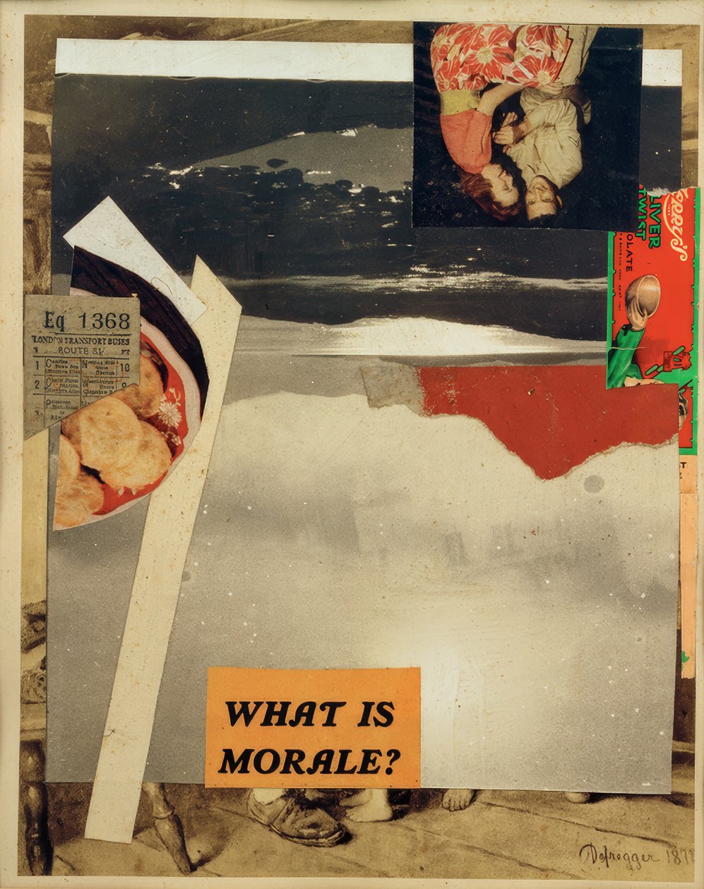 Cím nélkül (The Doll) alkotó: Kurt Schwitters