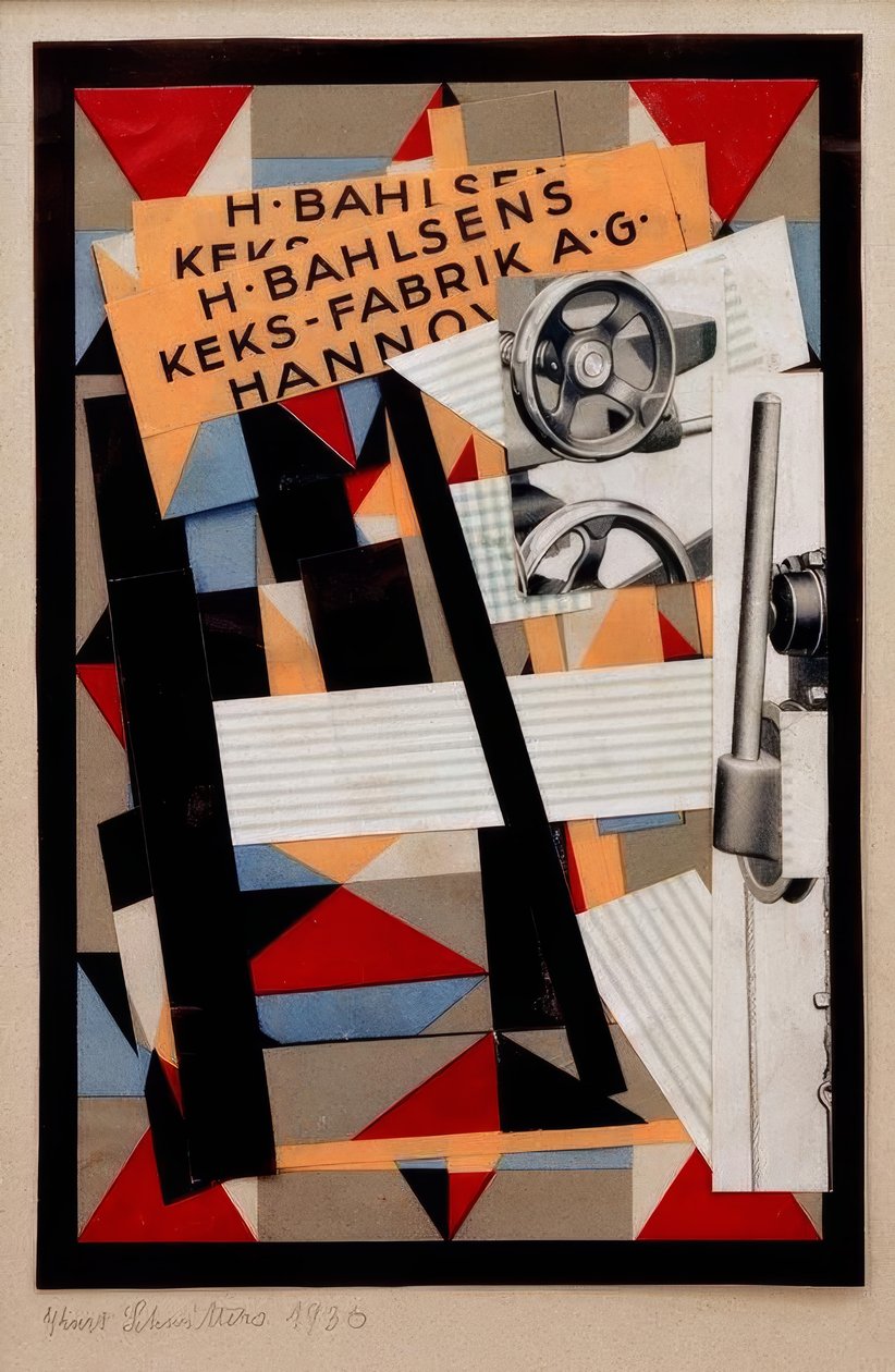 Untitled (H.Bahlsen kekszgyára A.G.) alkotó: Kurt Schwitters