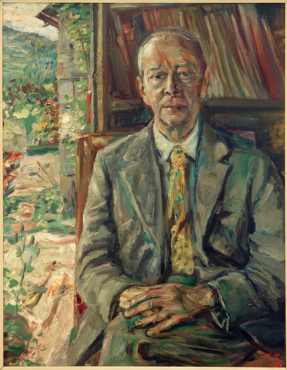 Cím nélkül (Harry Pierce portré) alkotó: Kurt Schwitters