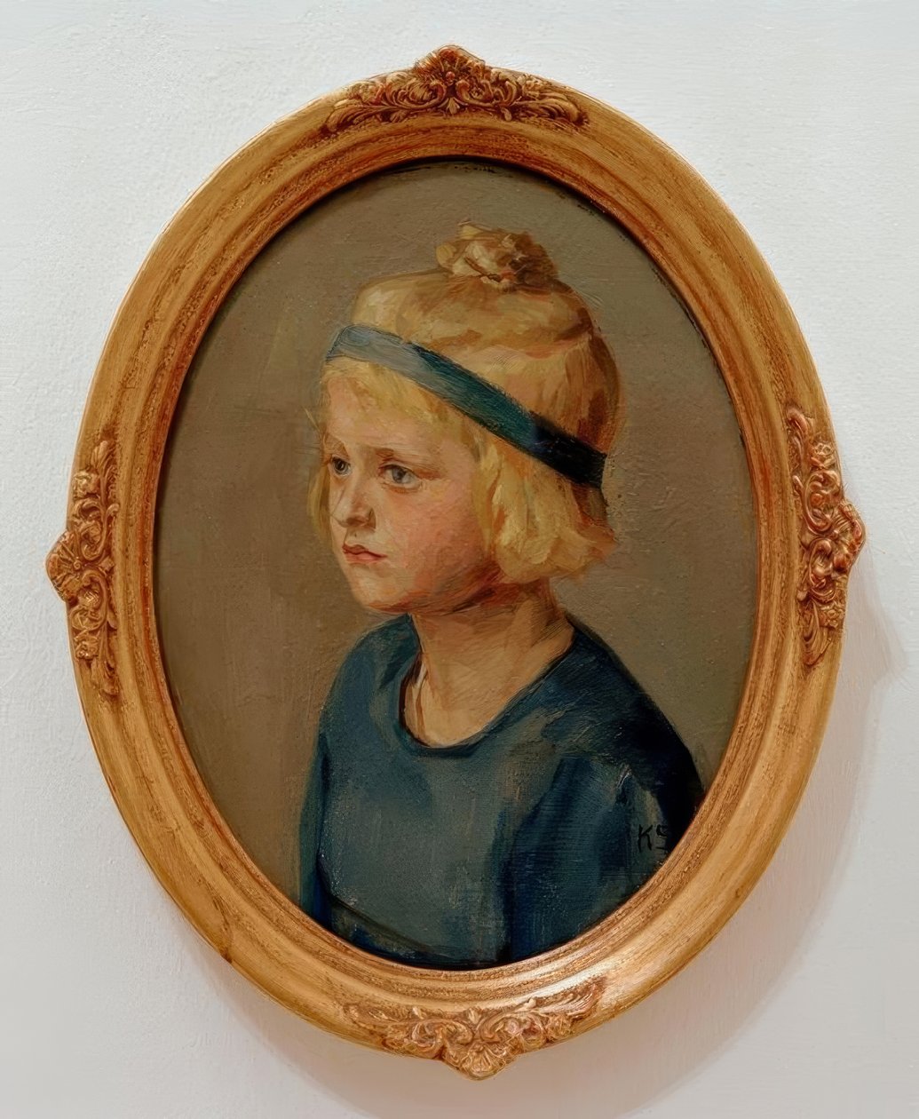 Cím nélkül (Maria Oehlmann portréja) alkotó: Kurt Schwitters