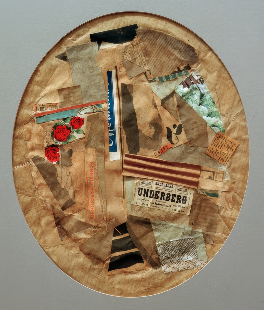 Ovális (Underberg) alkotó: Kurt Schwitters