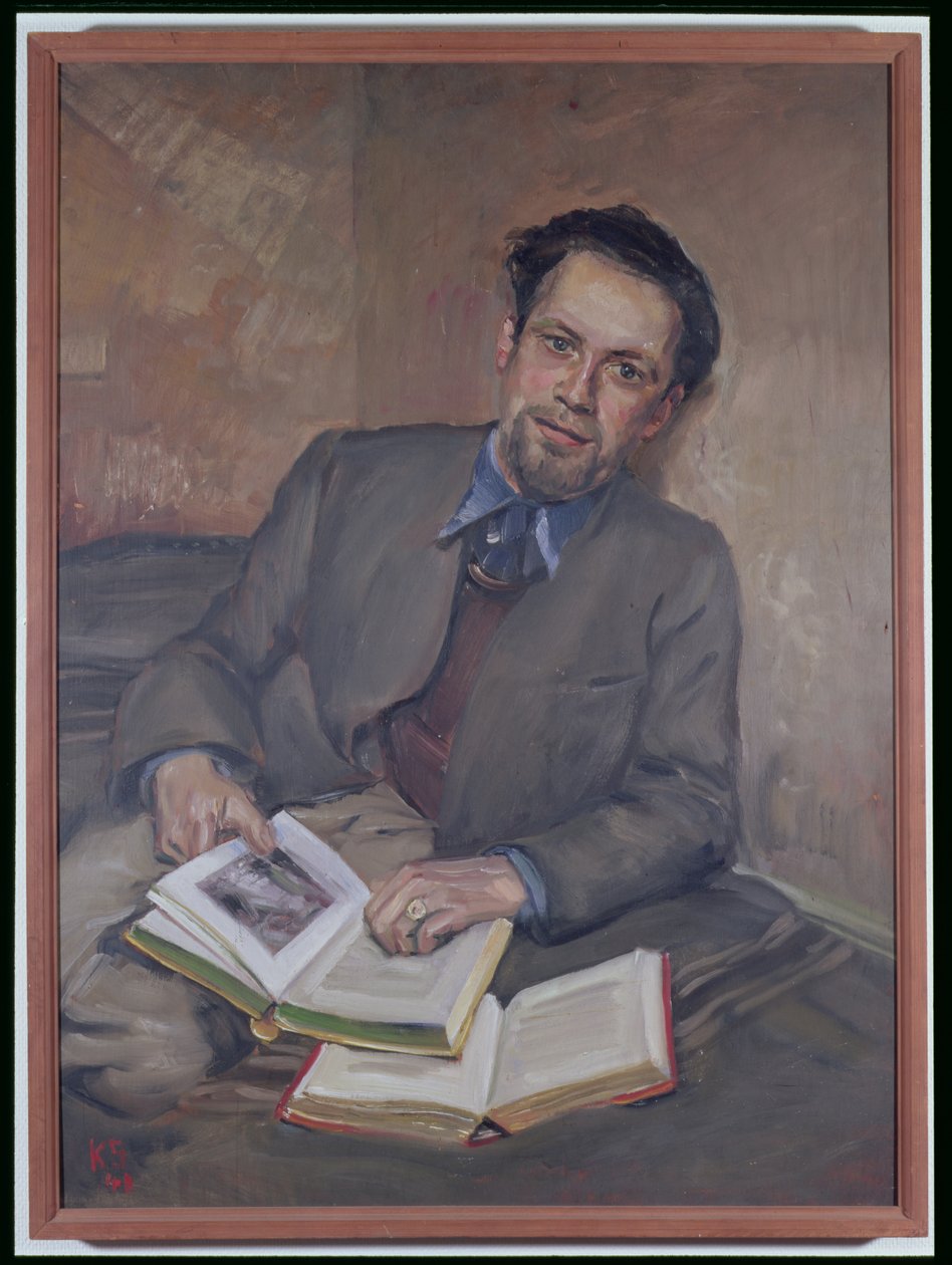 Fred Uhlman portréja, 1940 alkotó: Kurt Schwitters