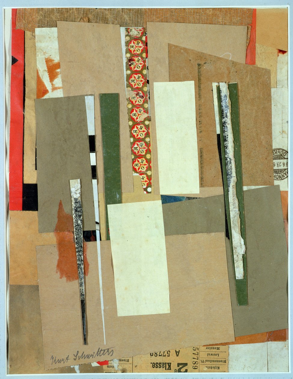 Vasút, 2. osztály, 1923 alkotó: Kurt Schwitters