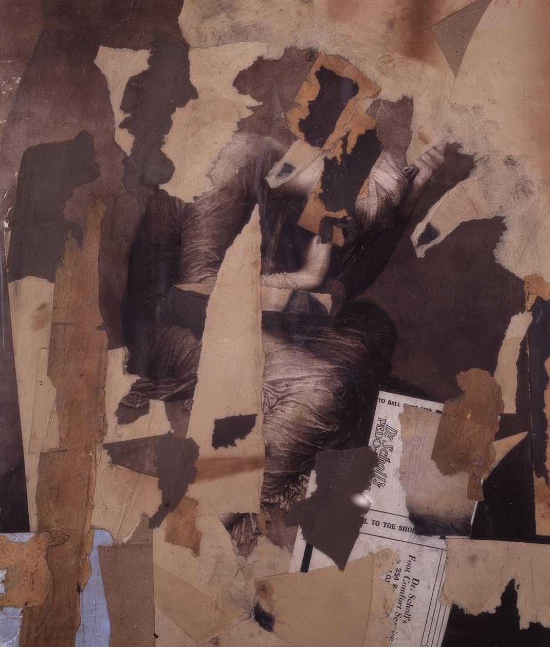 Cím nélkül (Dr. Scholl) alkotó: Kurt Schwitters