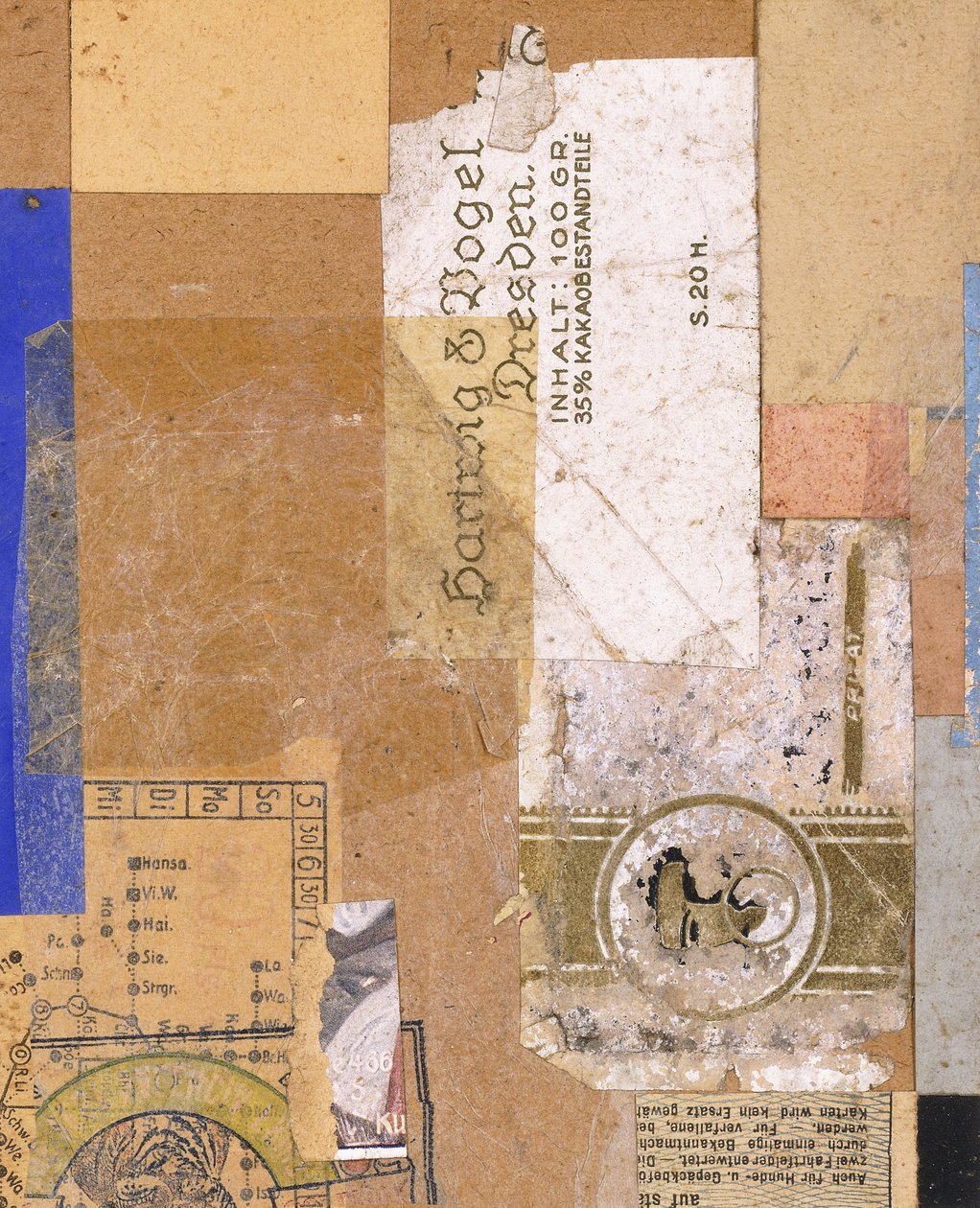 Név nélkül, 1926 alkotó: Kurt Schwitters