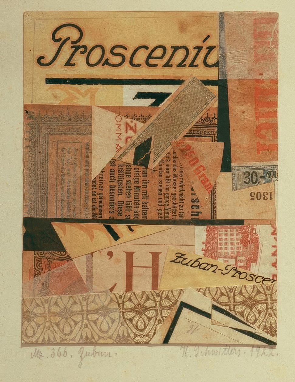 Zuban Merz 366 alkotó: Kurt Schwitters