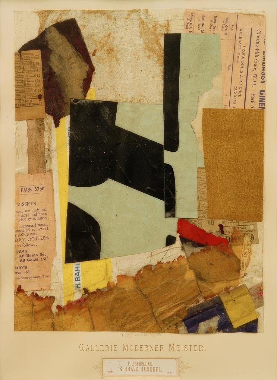 s bátor Hunderl alkotó: Kurt Schwitters