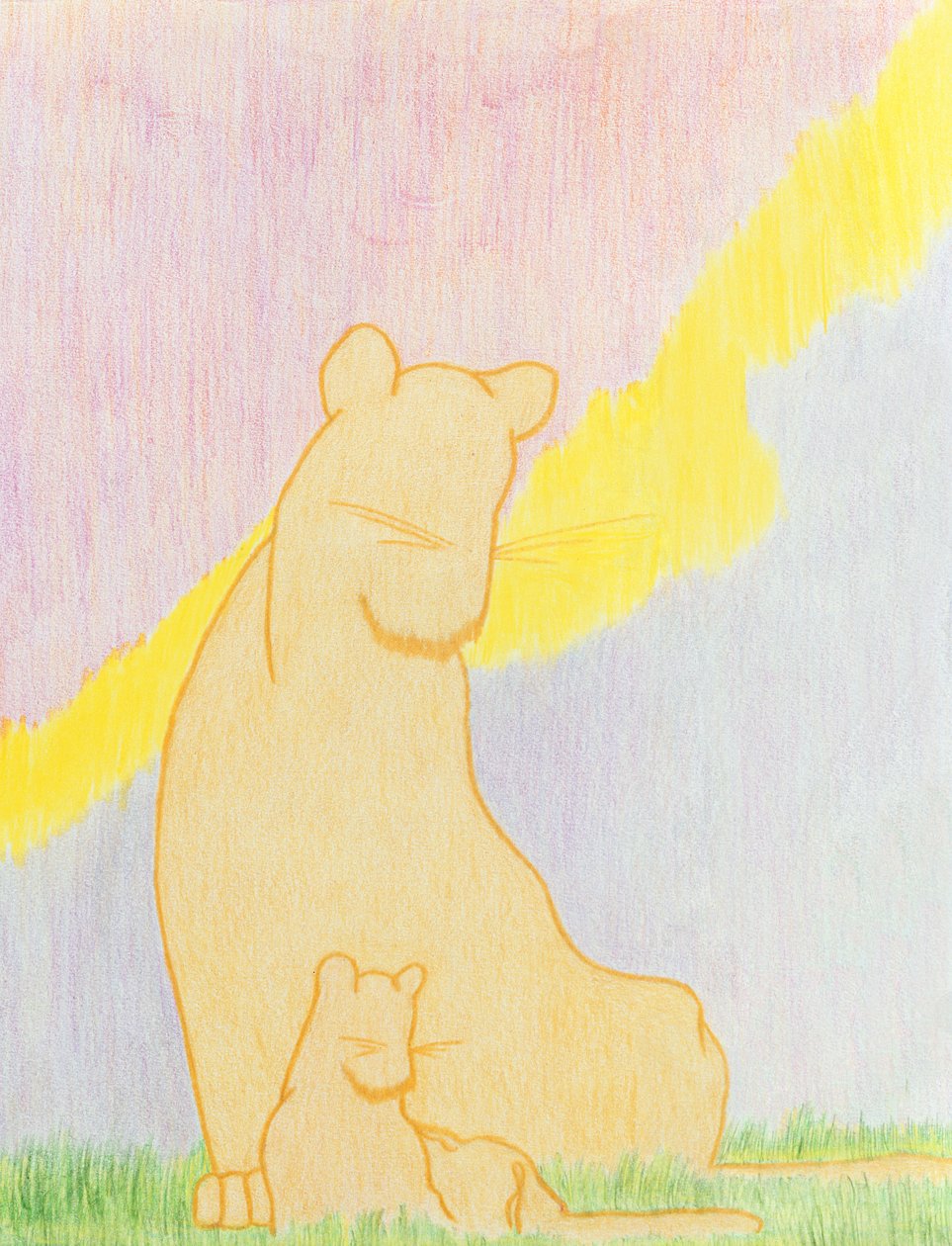 Two of a Kind, 2006 (színes ceruza, papír) alkotó: Kurtis L. Miller