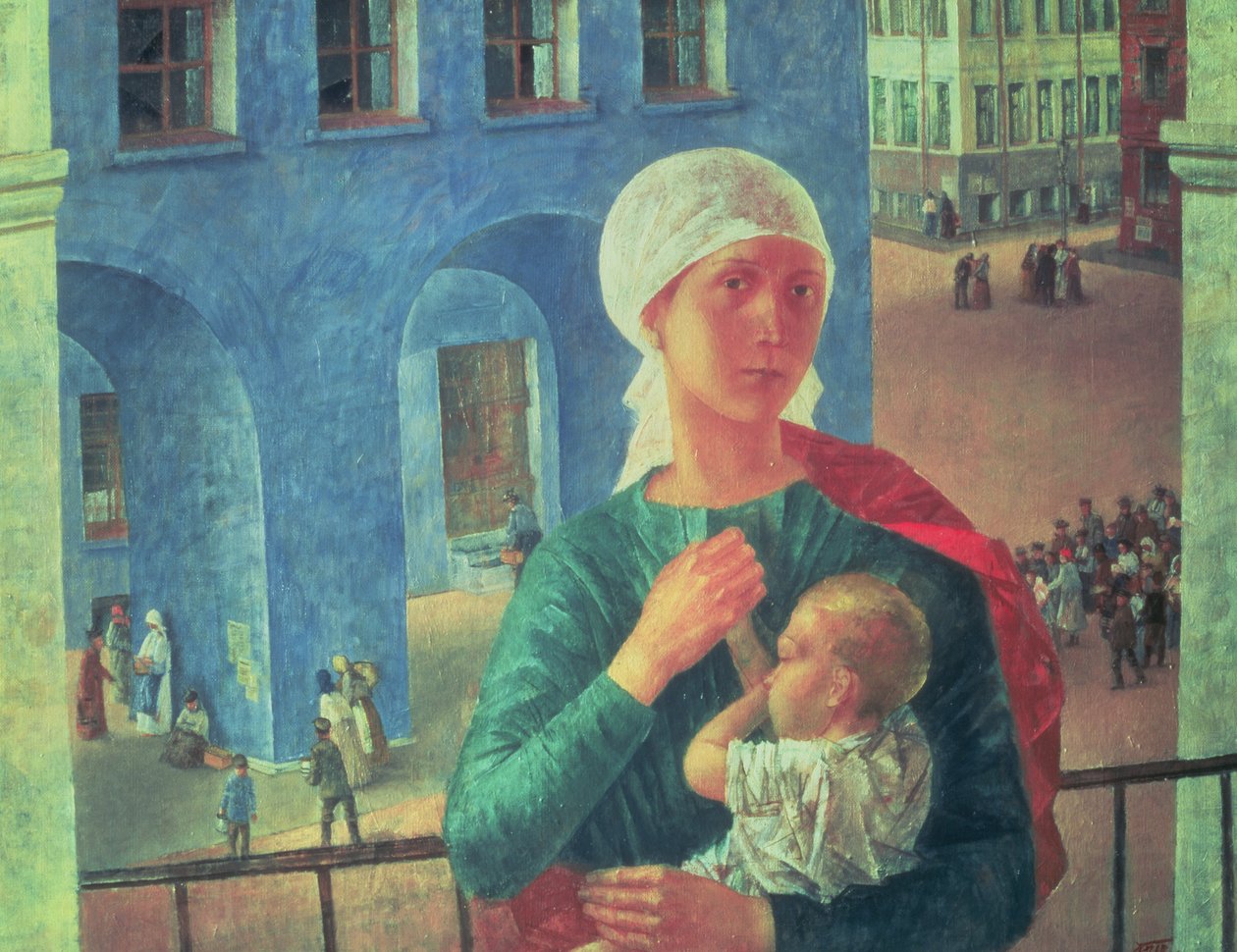 1918 Petrográdban, 1920 alkotó: Kuzma Sergeevich Petrov Vodkin