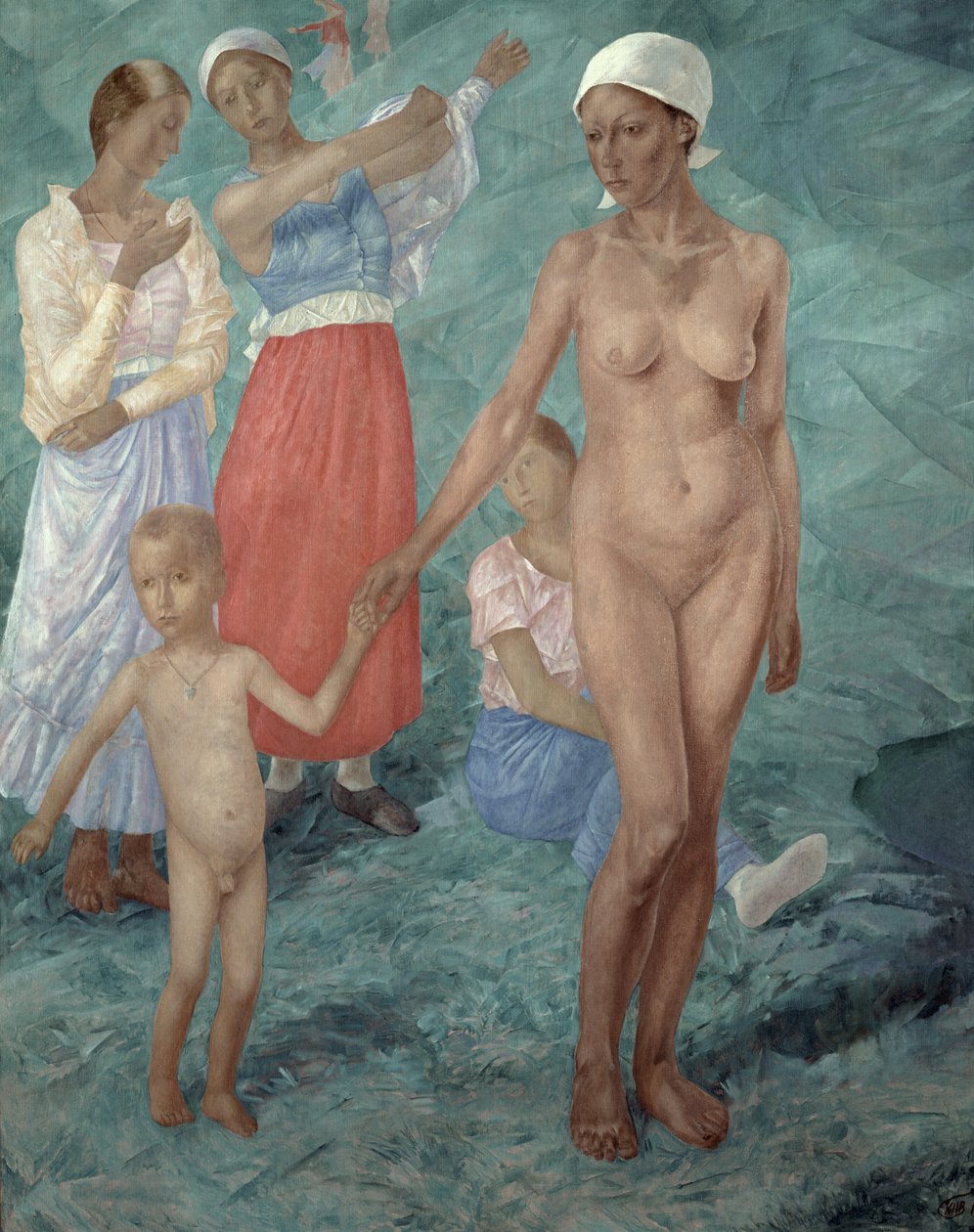 Reggel, 1917 alkotó: Kuzma Sergeevich Petrov Vodkin