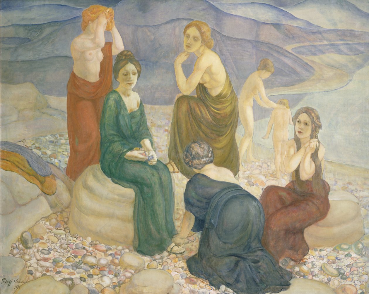 Este, 1908 alkotó: Kuzma Sergeevich Petrov Vodkin