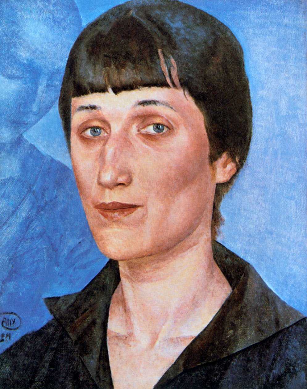Anna Ahmatova portréja, 1922 alkotó: Kuz