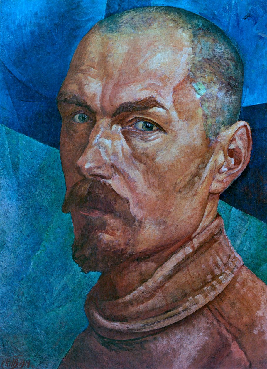 „Önarckép”, 1918 alkotó: Kuz