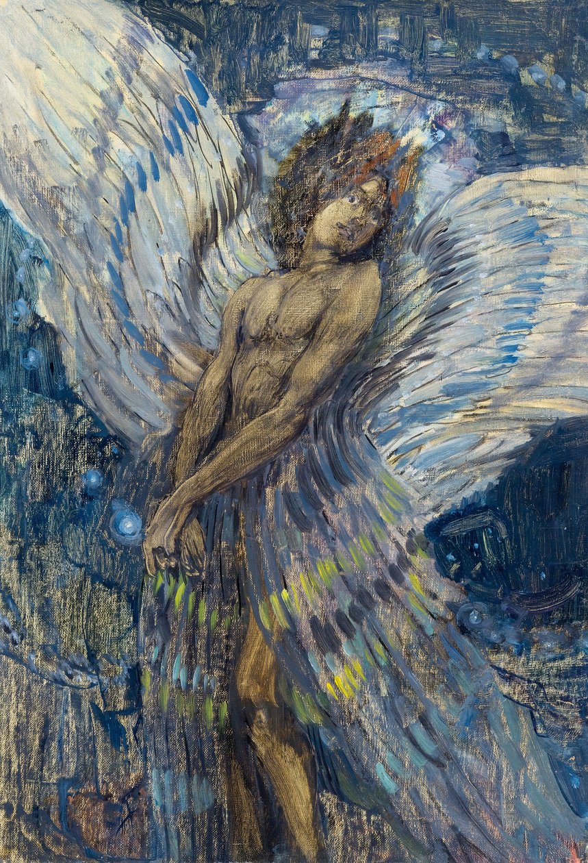 Démon, 1904. alkotó: Kuzma Sergeevich Petrov Vodkin