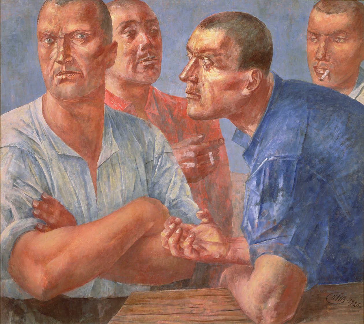 Munkások alkotó: Kuzma Sergeevich Petrov Vodkin