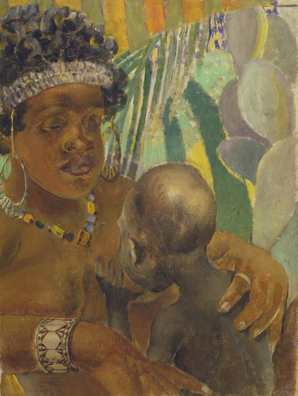Negress, 1907 alkotó: Kuzma Sergeevich Petrov Vodkin