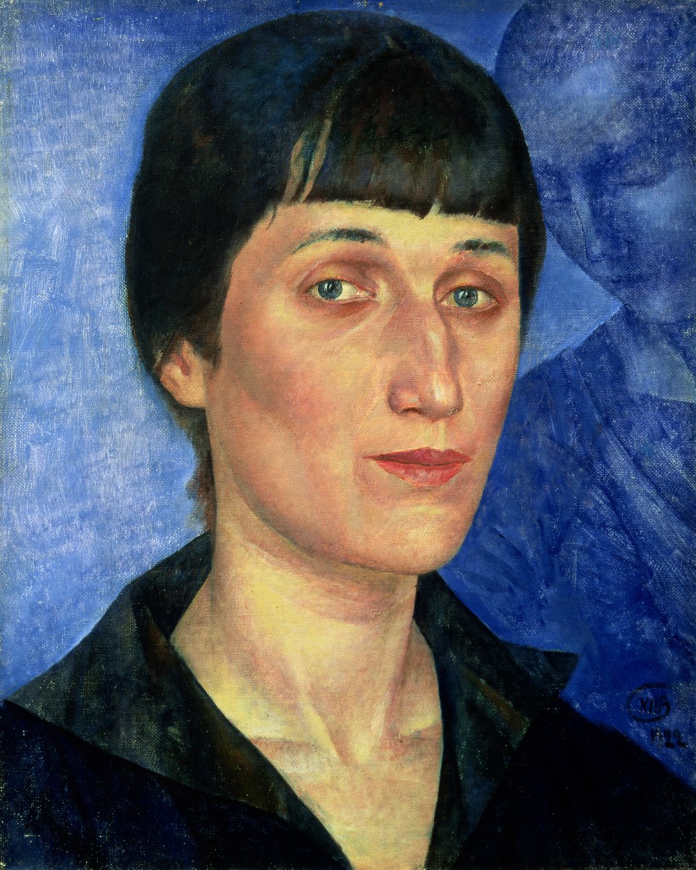 Anna Ahmatova (1889-1966) portréja 1922 alkotó: Kuzma Sergeevich Petrov Vodkin
