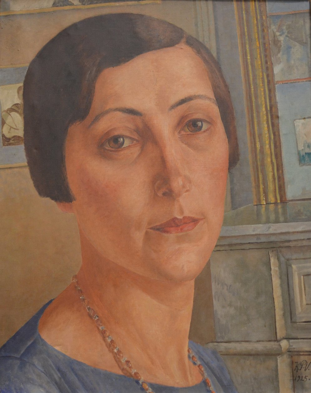 Salomea Nyikolajevna Andronikova portréja 1888-1982. alkotó: Kuzma Sergeevich Petrov Vodkin