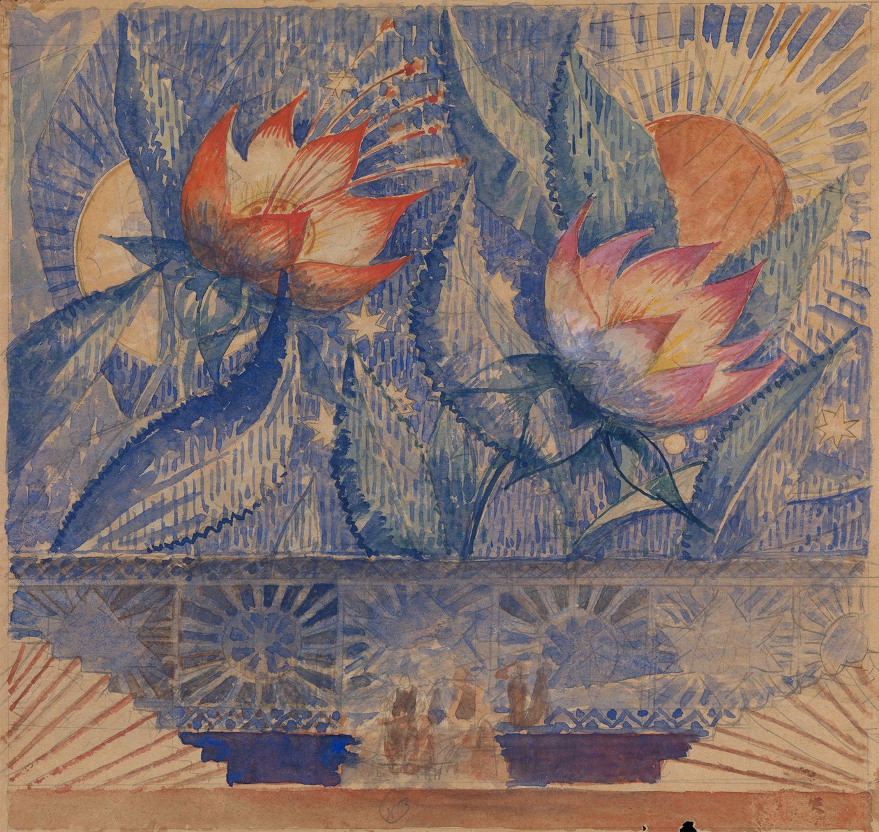 Színpadterv alkotó: Kuzma Sergeevich Petrov Vodkin