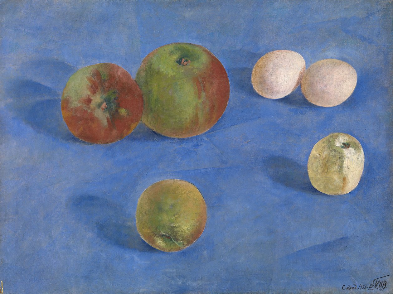 Csendélet. Alma és tojás, 1921 alkotó: Kuzma Sergeevich Petrov Vodkin